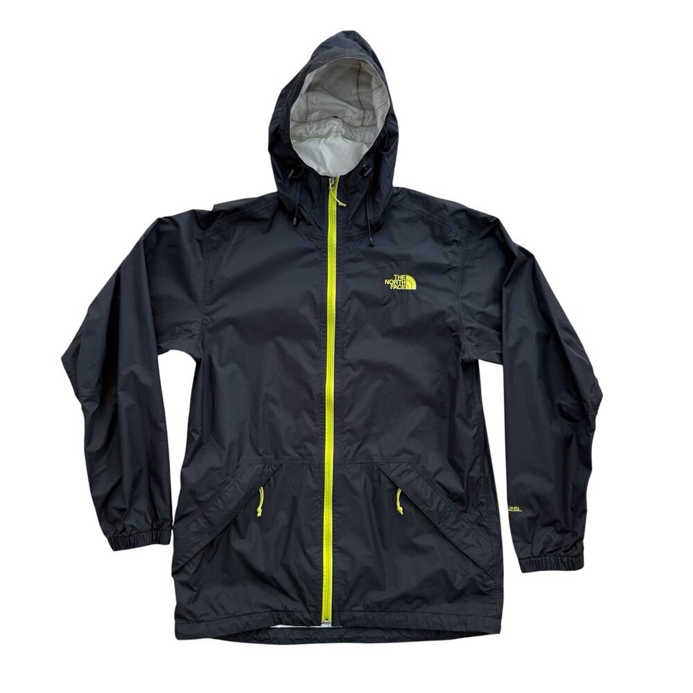 The North Face Venture Black Yellow Shell Jacket HyVent 2.5L Men’s Small